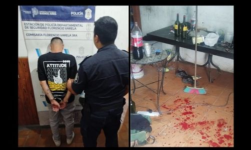 Florencio Varela – Apuñaló a su tío con una botella partida, fue detenido